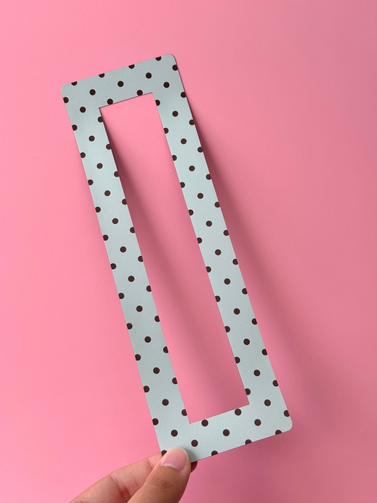 "MINT CHIP POLKA DOT" VINTAGE PHOTOBOOTH FRAME MAGNET