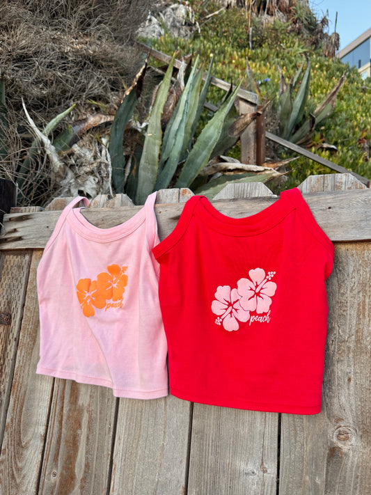 HIBISCUS TANK - BABY PINK