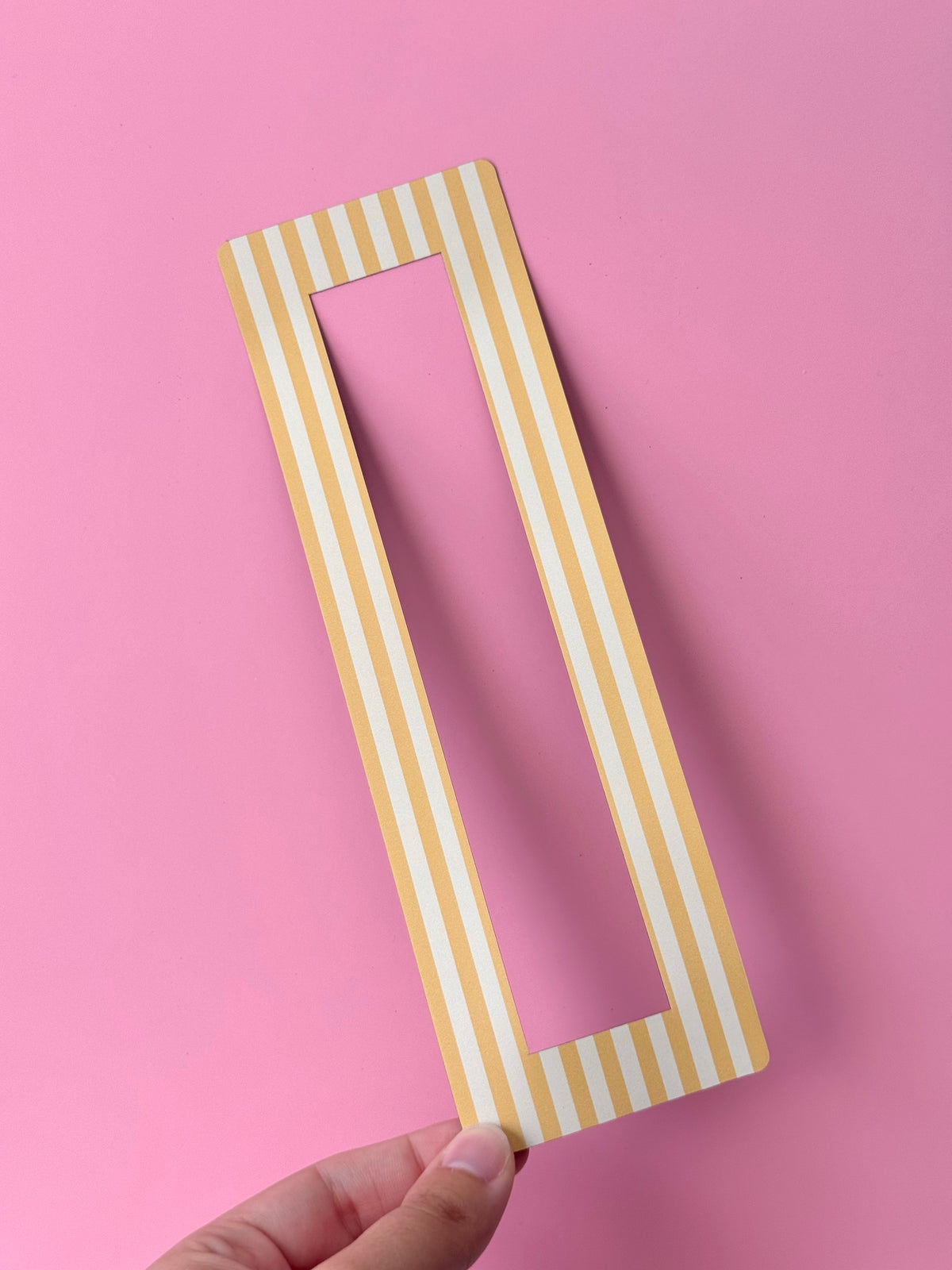 "LEMON STRIPES" VINTAGE PHOTOBOOTH FRAME MAGNET