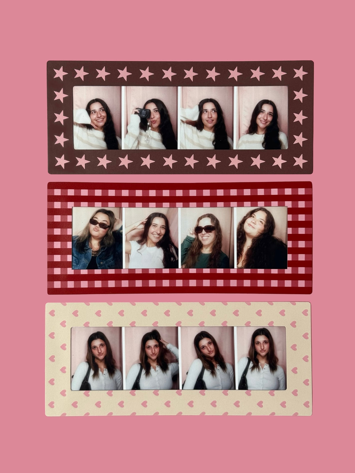 PICNIC BLANKET - DIGITAL PHOTOBOOTH FRAME MAGNETS - SET OF 3