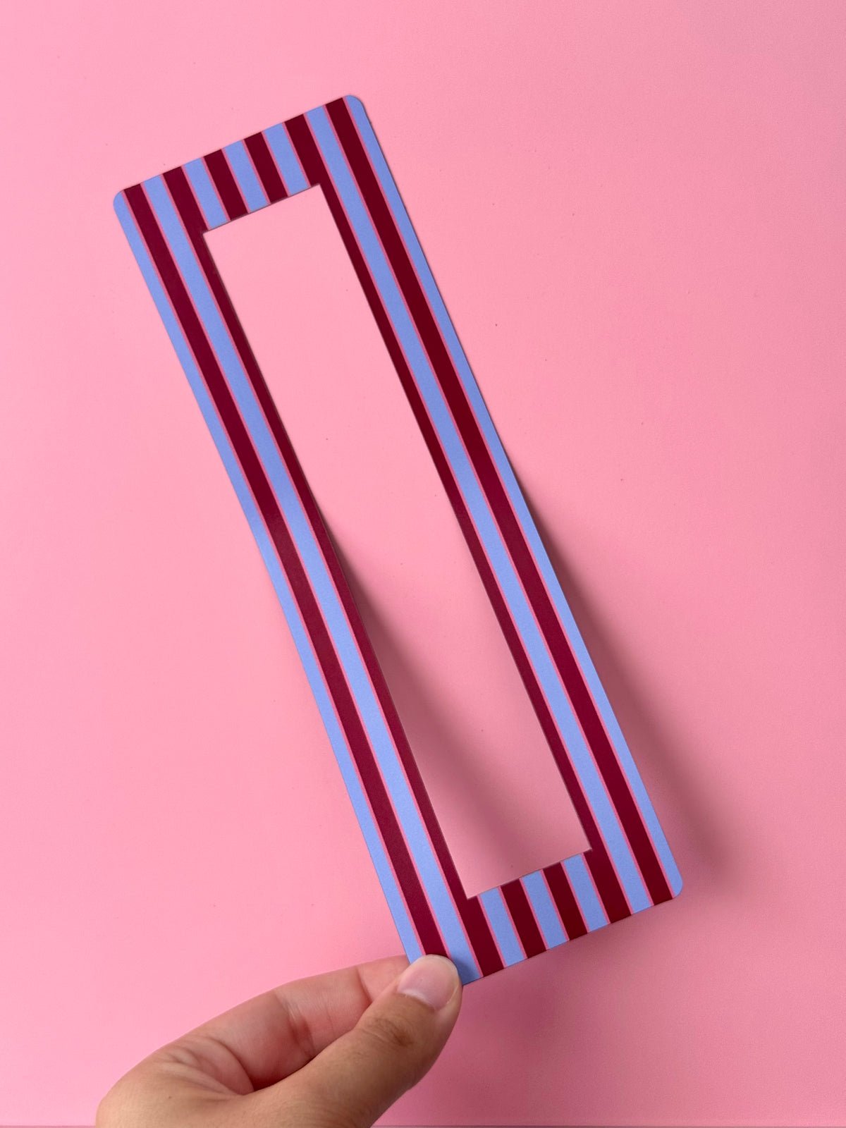"RUBY BLUE STRIPES" VINTAGE PHOTOBOOTH FRAME MAGNET