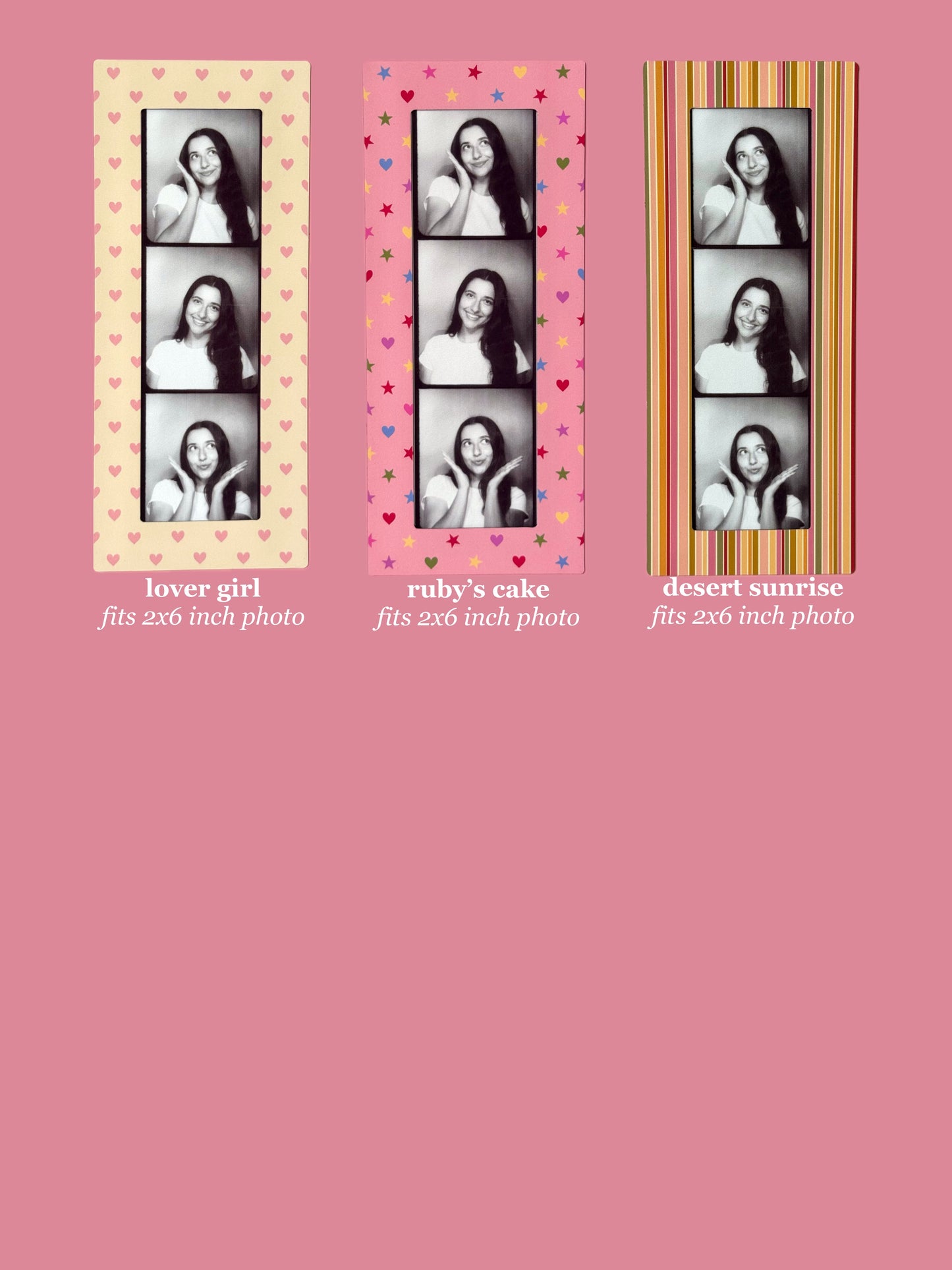 PHOTOBOOTH FRAME MAGNETS - SET OF 3 BUNDLE