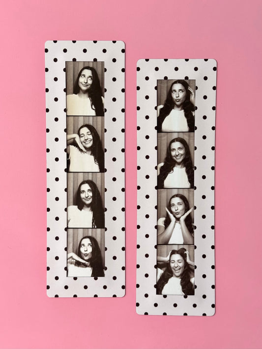 "CLASSIC POLKA DOT" VINTAGE PHOTOBOOTH FRAME MAGNET