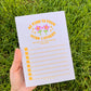 BE KIND CHECKLIST NOTEPAD