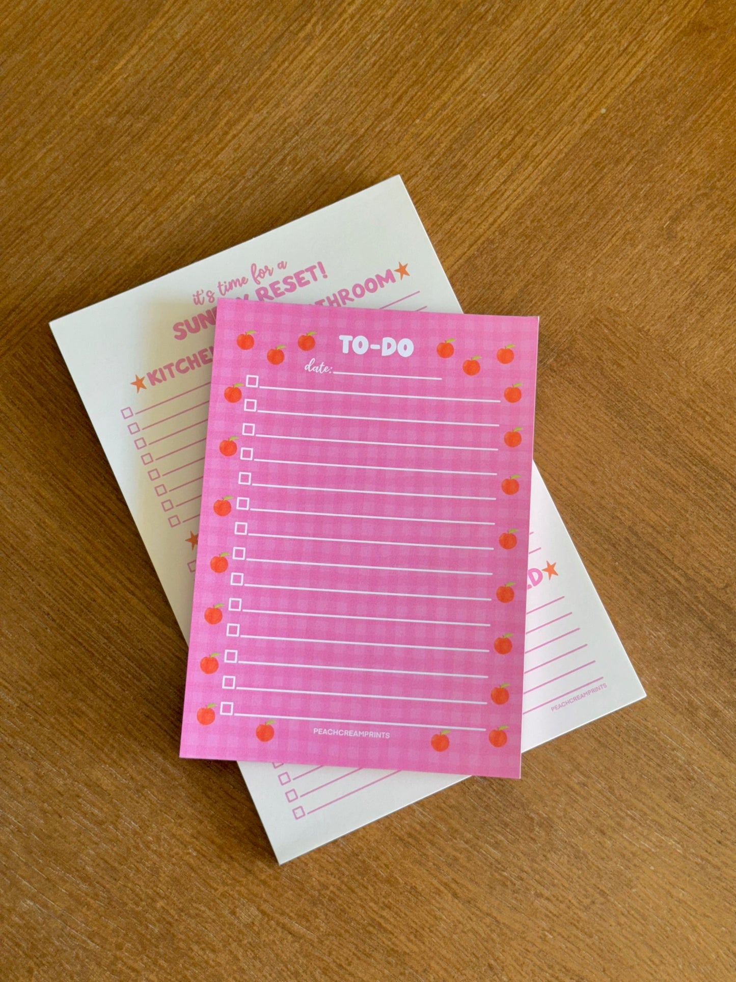 PEACHES TO-DO LIST NOTEPAD