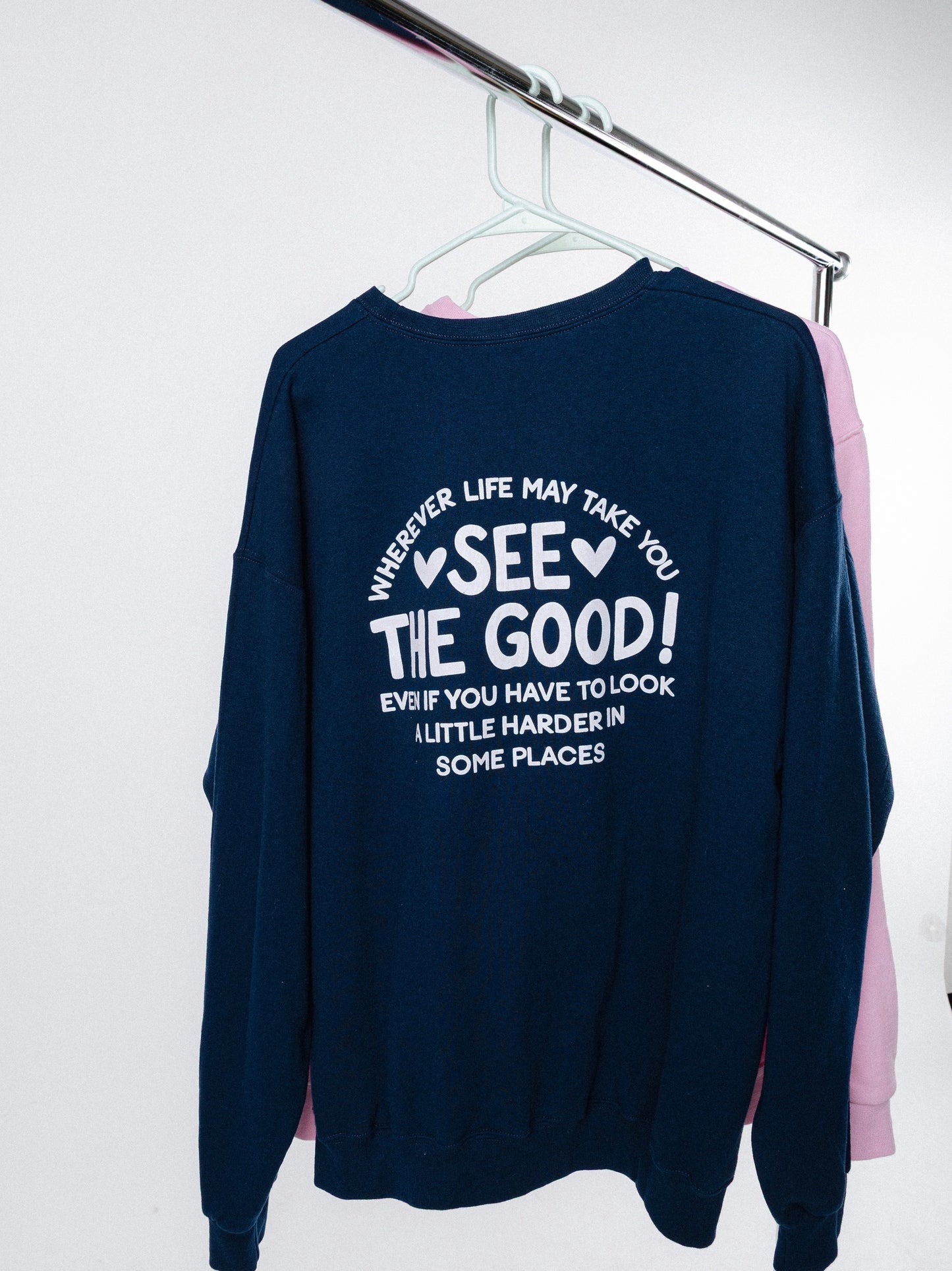 SEE THE GOOD NAVY CREWNECK