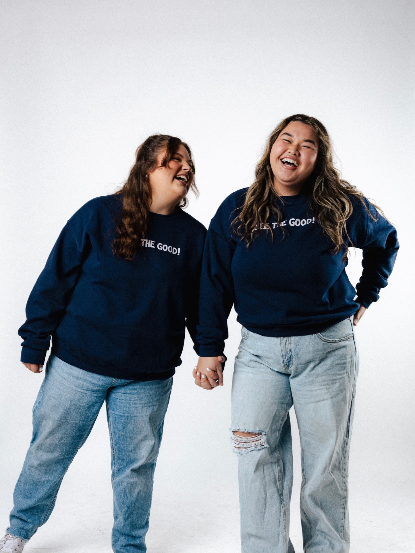 SEE THE GOOD NAVY CREWNECK