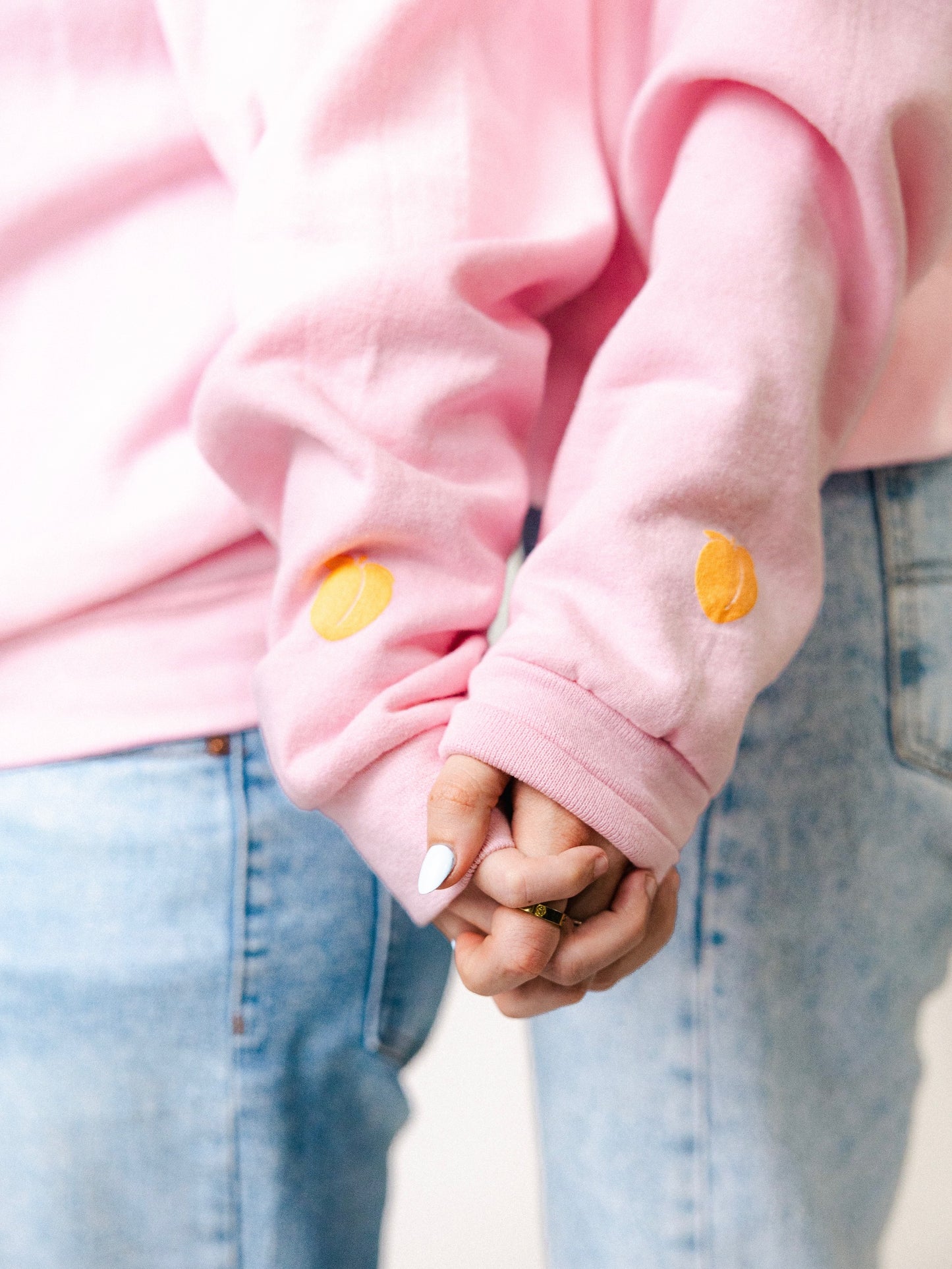 SEE THE GOOD PINK CREWNECK