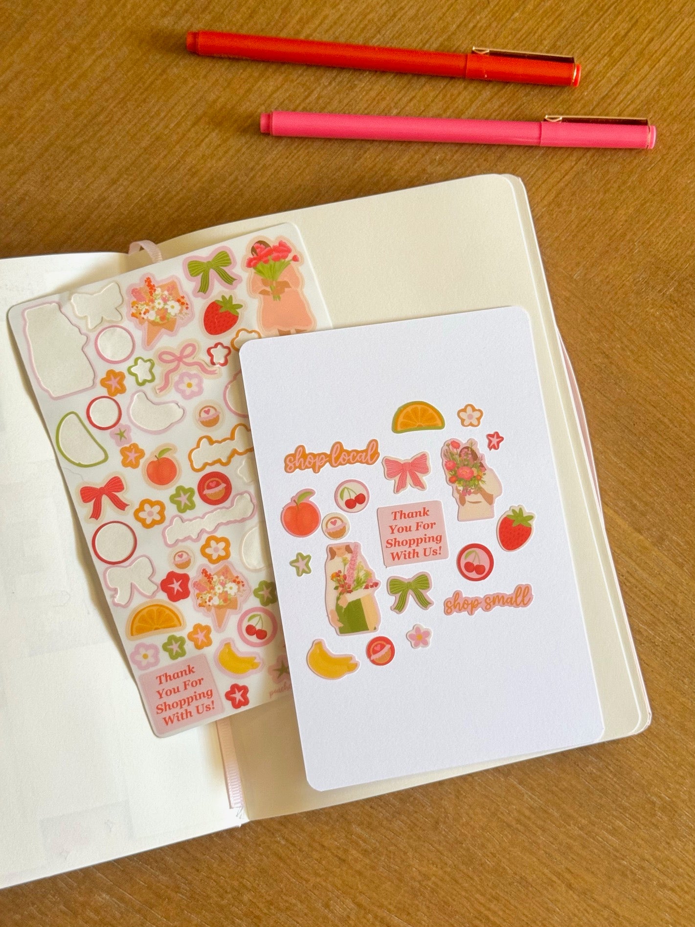 "FARMERS MARKET" STICKER SHEET