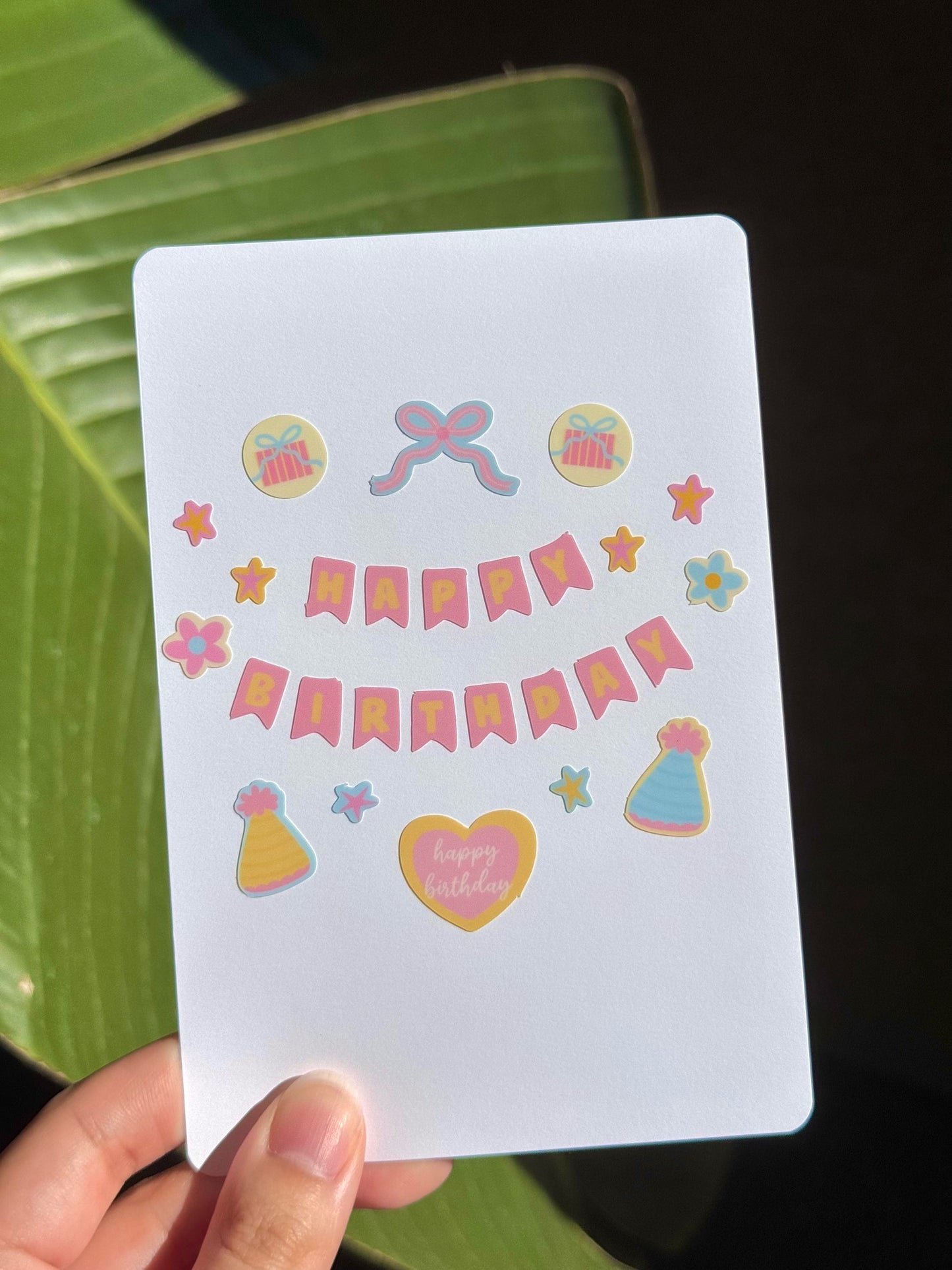 "BIRTHDAY GIRL" STICKER SHEET