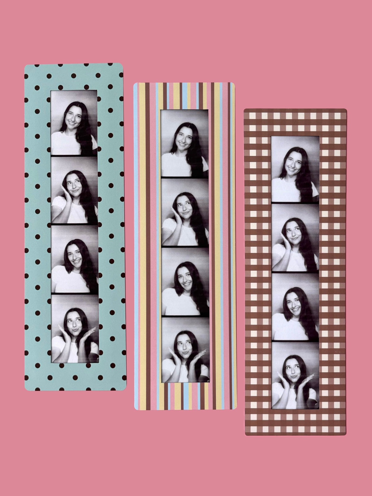 SWEET SUNDAE - VINTAGE PHOTOBOOTH FRAME MAGNETS - SET OF 3