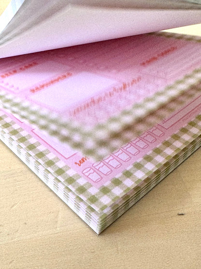 MINI STUDENT DAILY PLANNER NOTEPAD