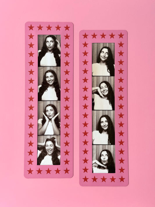 "PEACH COWGIRL" VINTAGE PHOTOBOOTH FRAME MAGNET