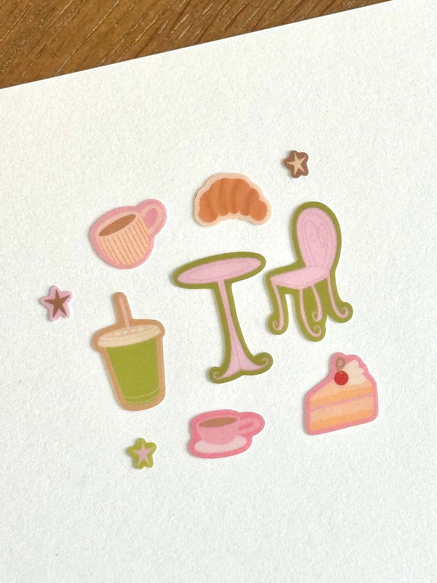 "COFFEE SHOP" STICKER SHEET