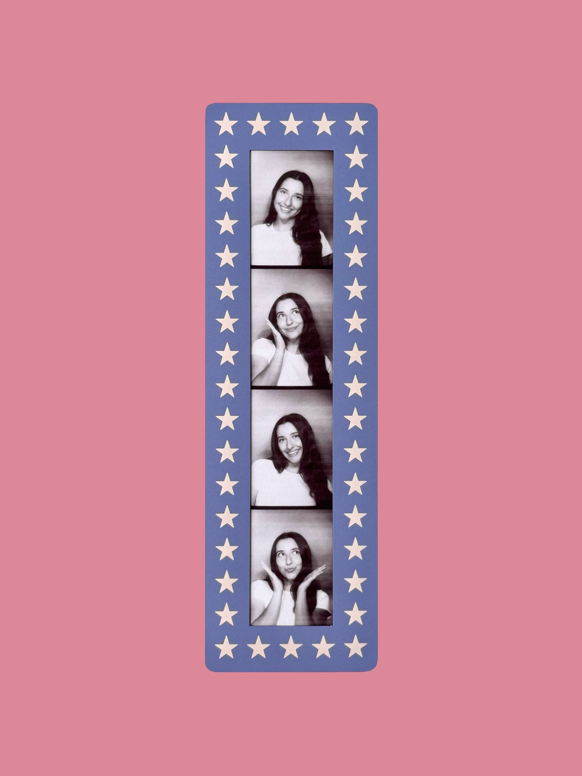 CLASSIC BLUES - VINTAGE PHOTOBOOTH FRAME MAGNETS - SET OF 3