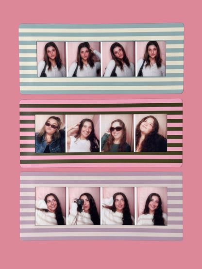 SWEET STRIPES - DIGITAL PHOTOBOOTH FRAME MAGNETS - SET OF 3