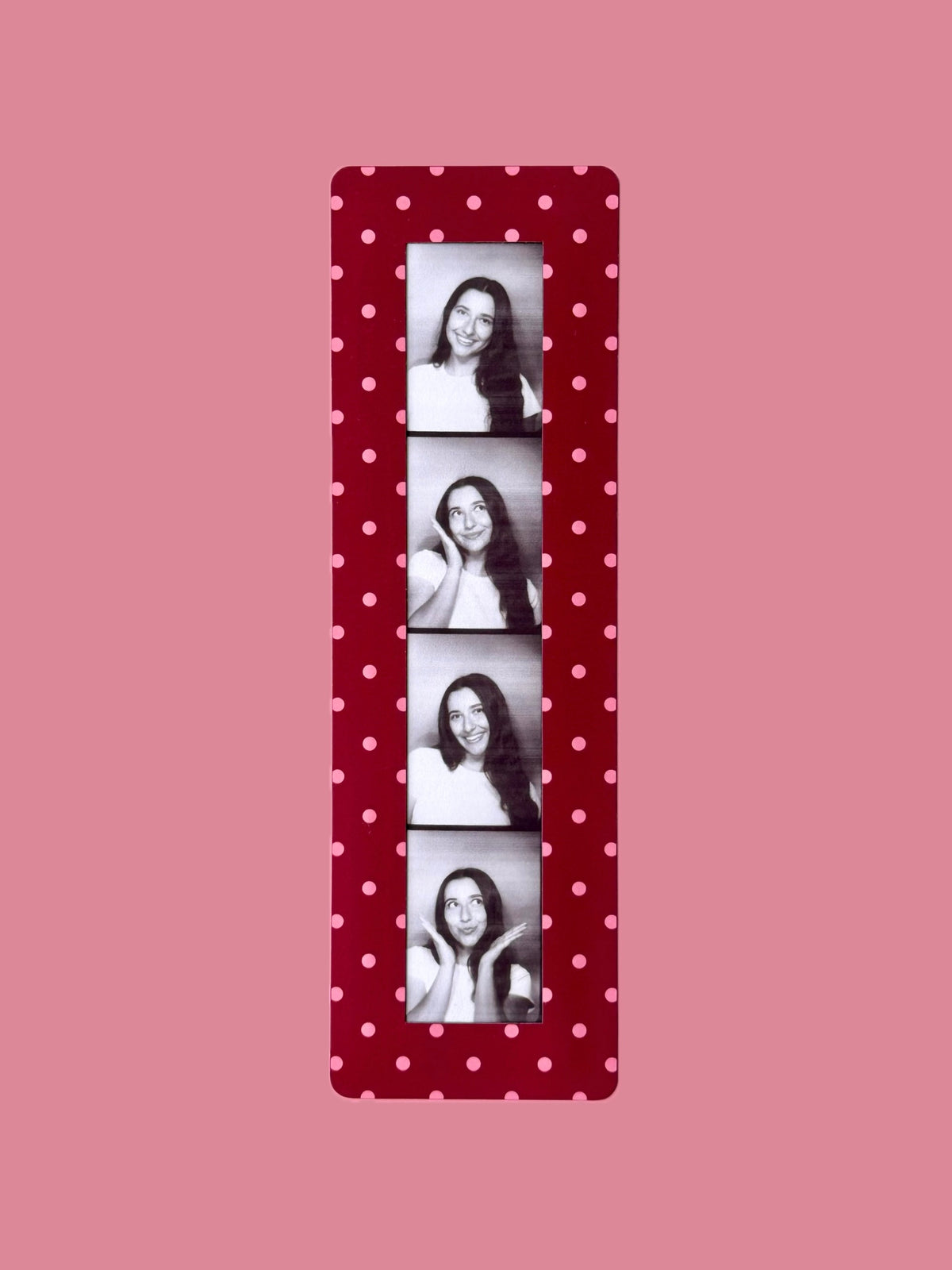 POLKA DOTS - VINTAGE PHOTOBOOTH FRAME MAGNETS - SET OF 3
