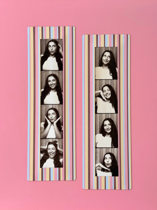 "SUNDAE STRIPES" VINTAGE PHOTOBOOTH FRAME MAGNET