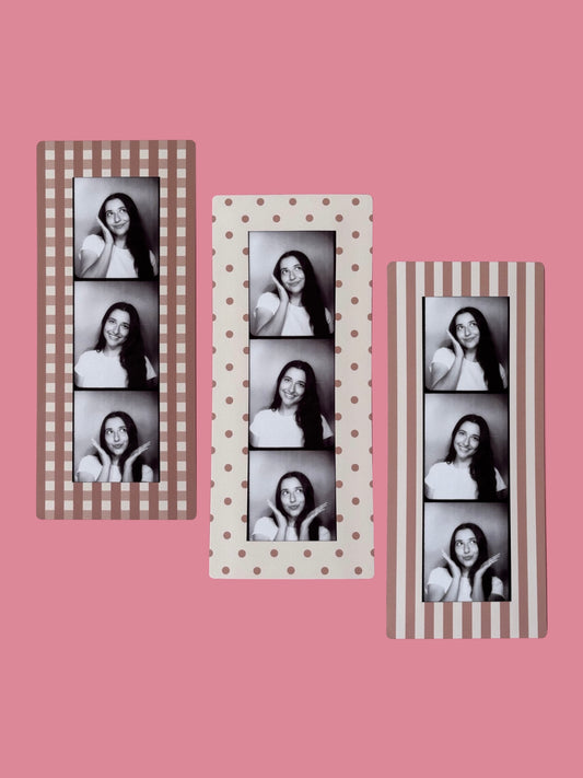 VANILLA LATTE - DIGITAL PHOTOBOOTH FRAME MAGNETS - SET OF 3