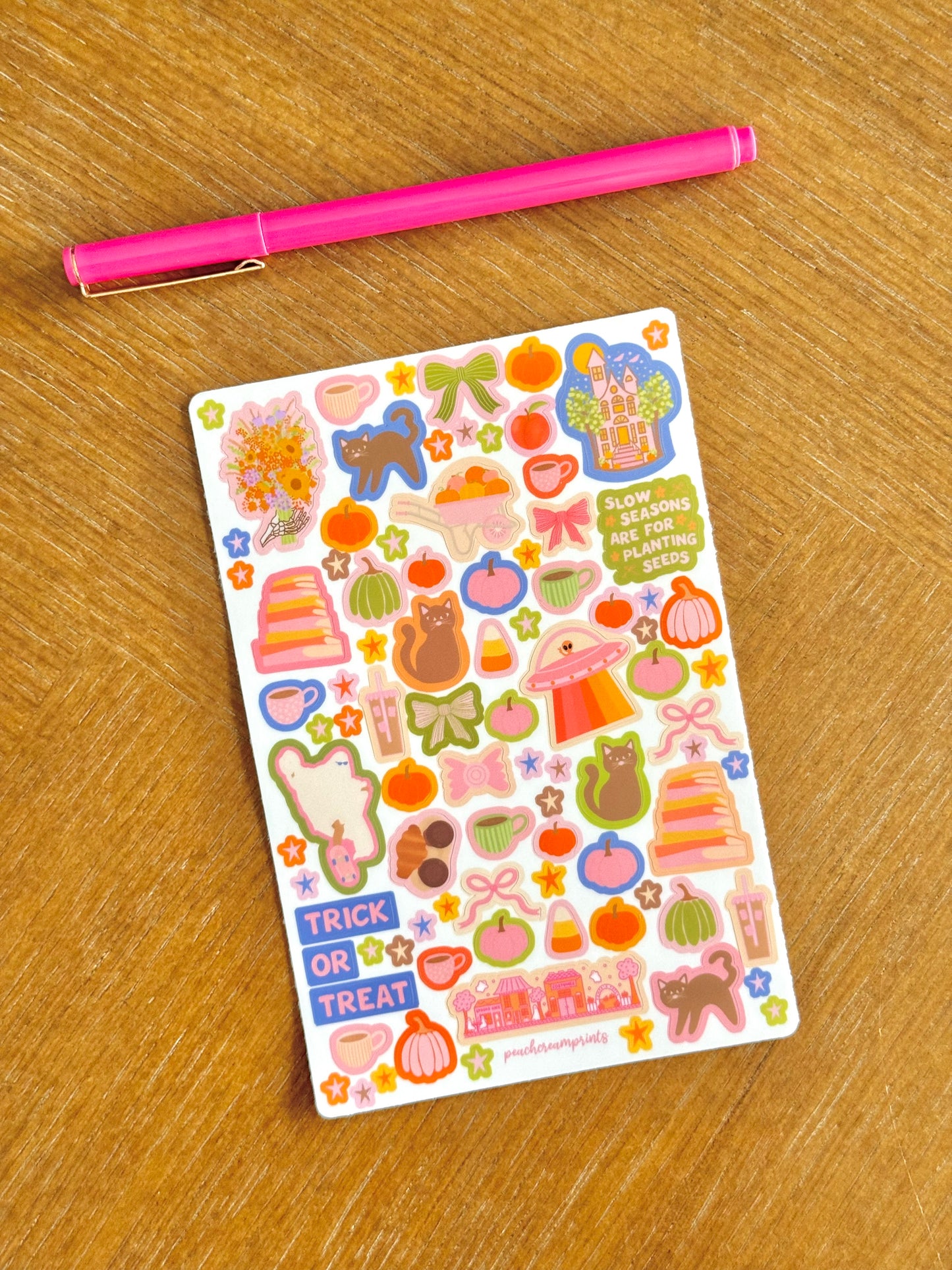 "SPOOKY SPICE" STICKER SHEET