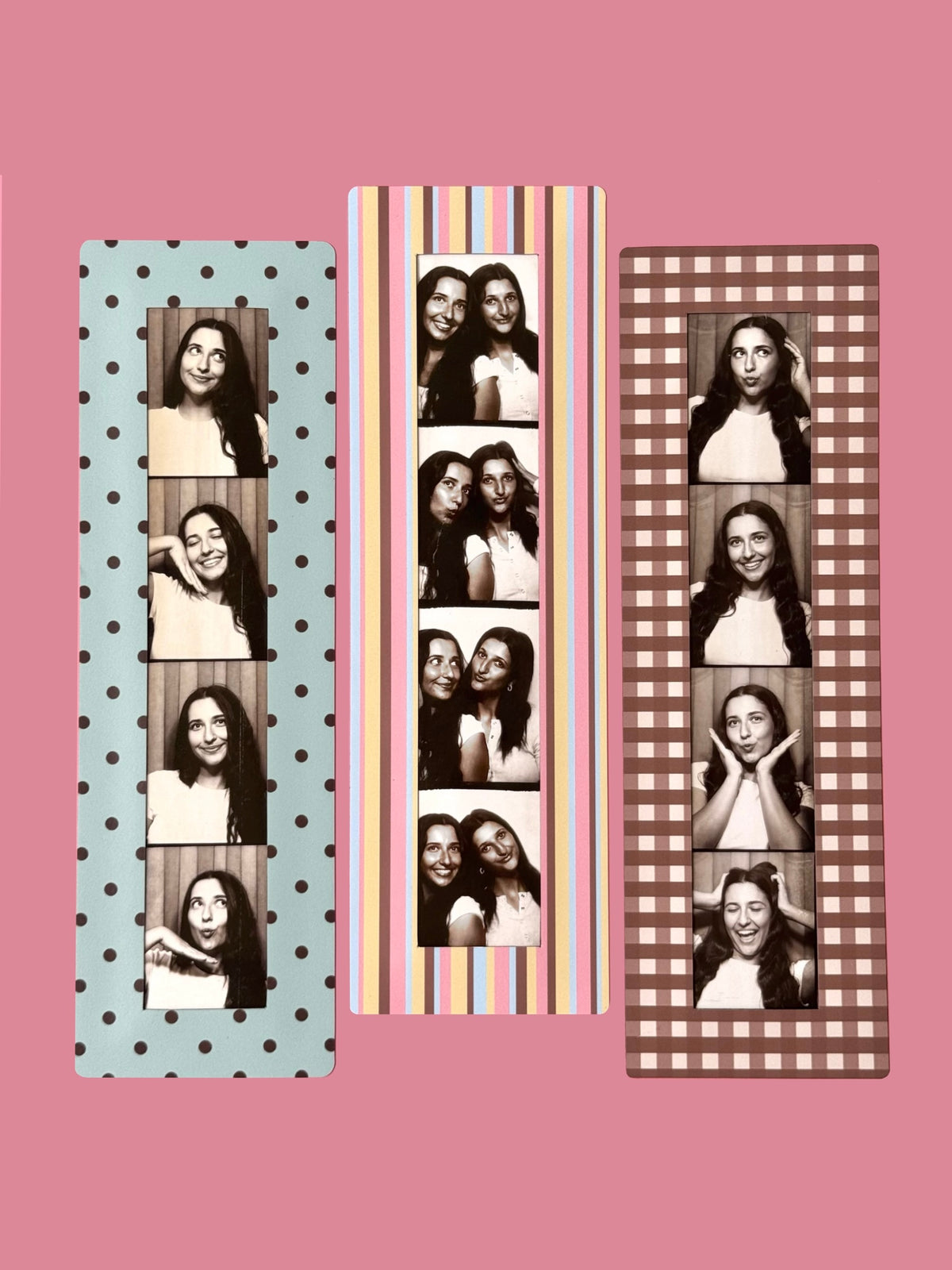 SWEET SUNDAE - VINTAGE PHOTOBOOTH FRAME MAGNETS - SET OF 3