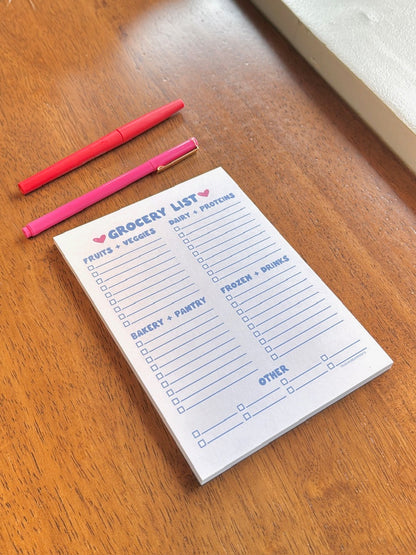 GROCERY LIST NOTEPAD