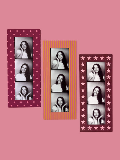 MOCHA PLUM - DIGITAL PHOTOBOOTH FRAME MAGNETS - SET OF 3