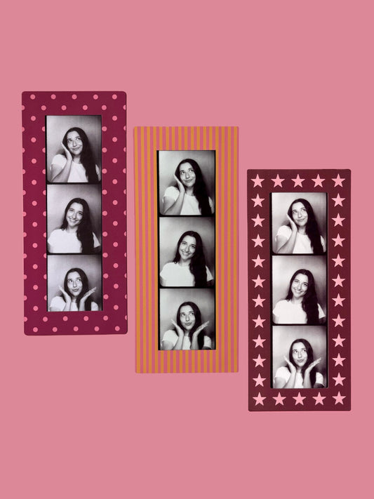 MOCHA PLUM - DIGITAL PHOTOBOOTH FRAME MAGNETS - SET OF 3