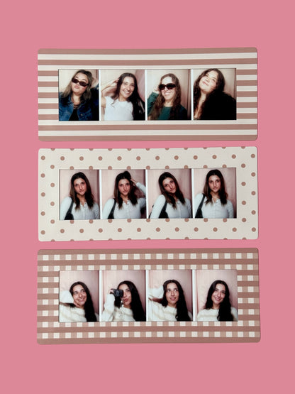VANILLA LATTE - DIGITAL PHOTOBOOTH FRAME MAGNETS - SET OF 3