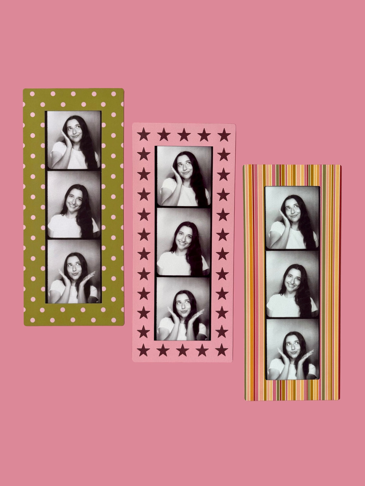 DESERT SUNRISE - DIGITAL PHOTOBOOTH FRAME MAGNETS - SET OF 3