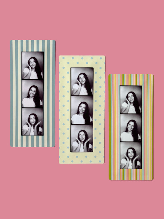 COASTAL LINEN - DIGITAL PHOTOBOOTH FRAME MAGNETS - SET OF 3