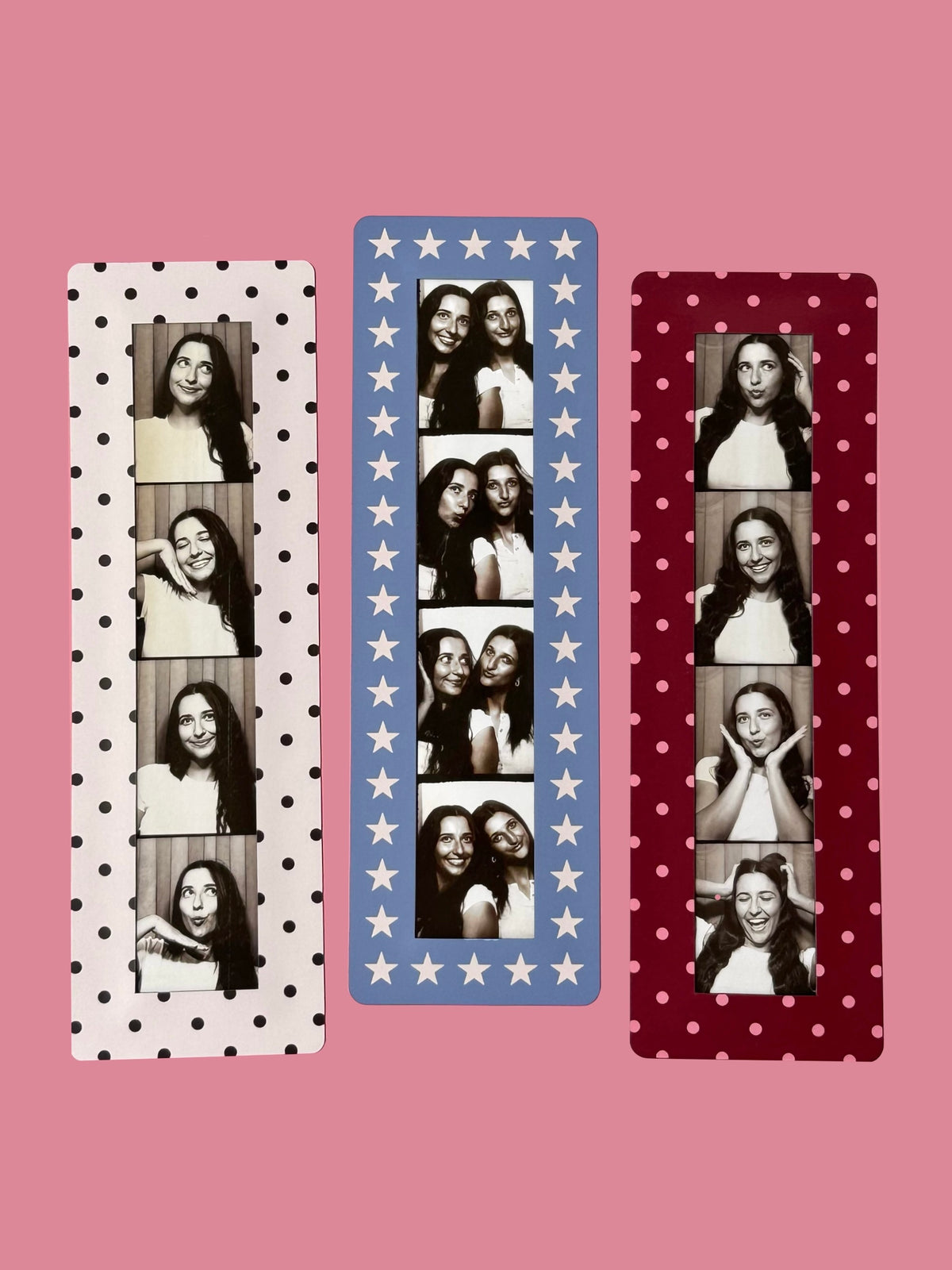 CHERRY PIE - VINTAGE PHOTOBOOTH FRAME MAGNETS - SET OF 3