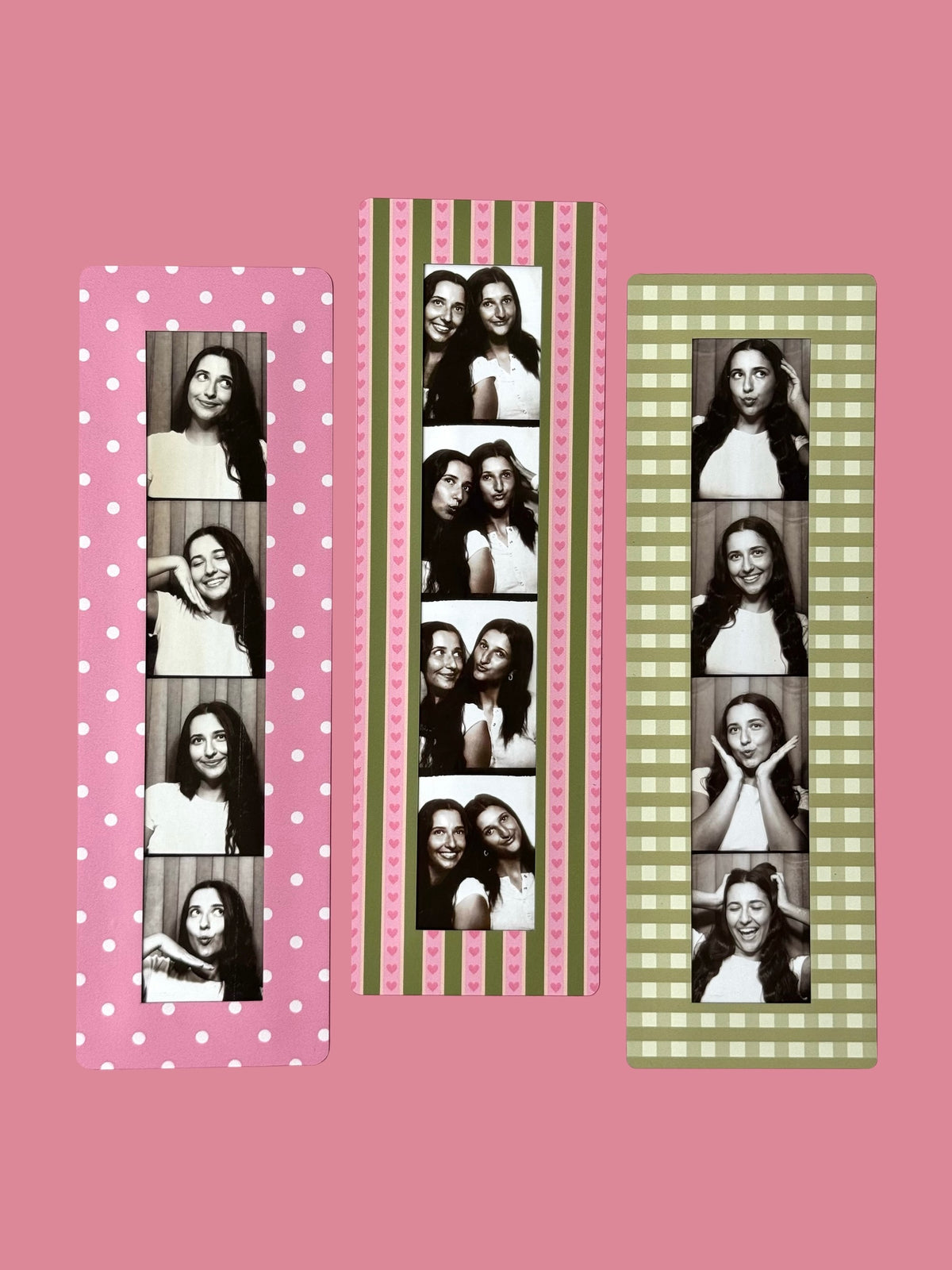 LOVE BUG - VINTAGE PHOTOBOOTH FRAME MAGNETS - SET OF 3