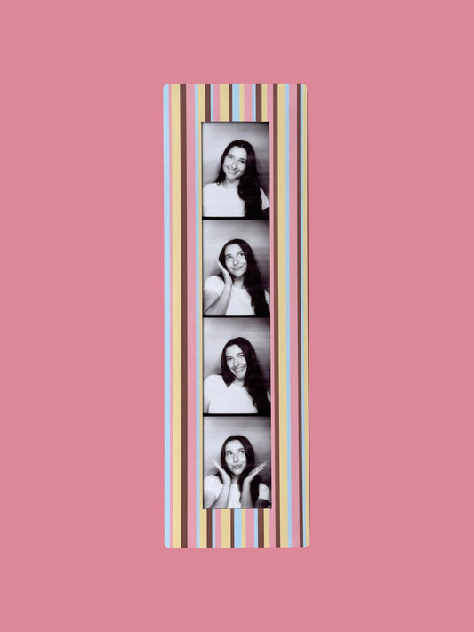 "SUNDAE STRIPES" VINTAGE PHOTOBOOTH FRAME MAGNET