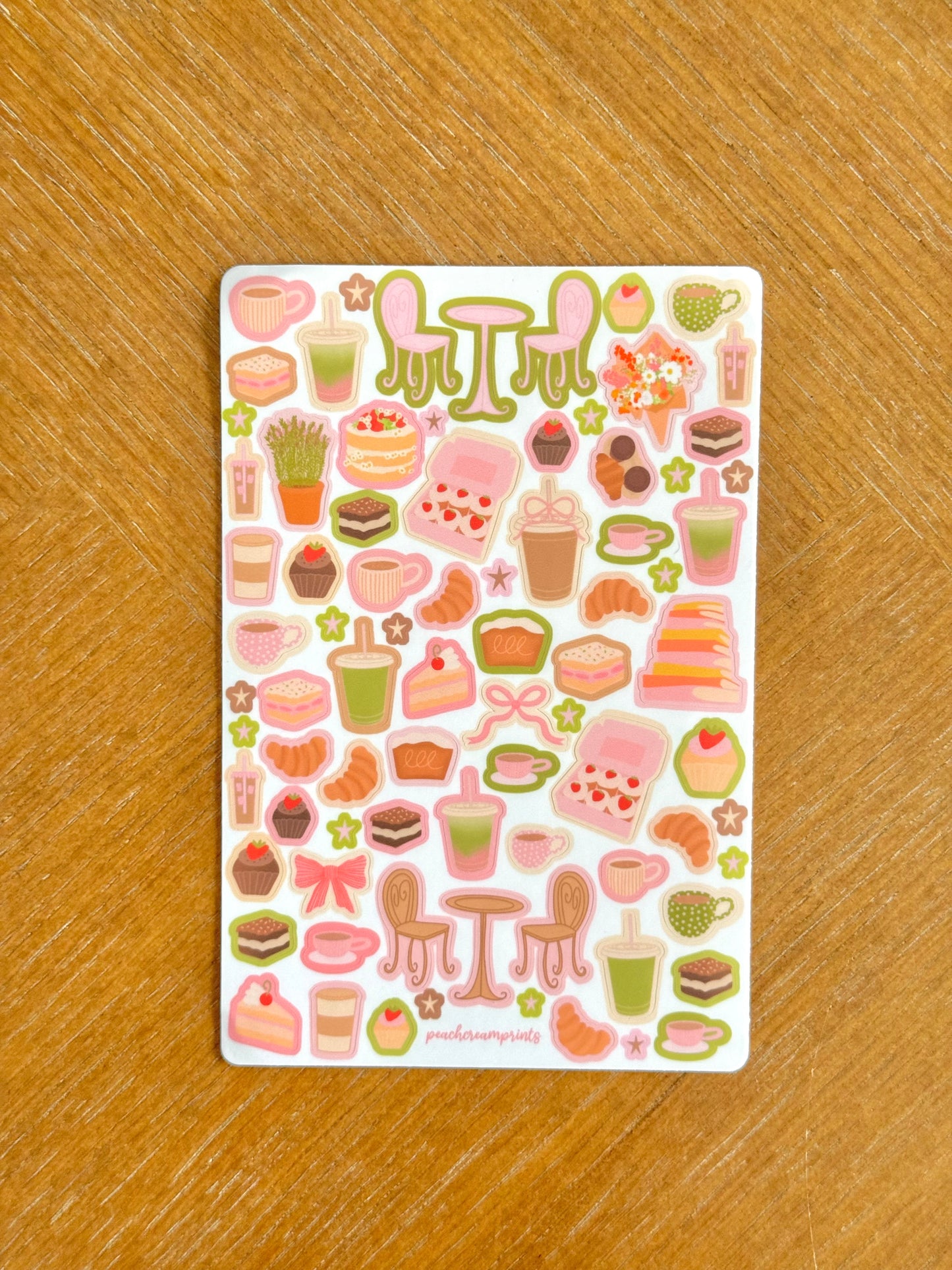 "COFFEE SHOP" STICKER SHEET