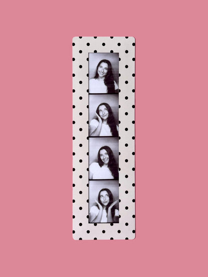 POLKA DOTS - VINTAGE PHOTOBOOTH FRAME MAGNETS - SET OF 3