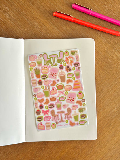 "COFFEE SHOP" STICKER SHEET