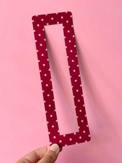 "CHERRY POLKA DOT" VINTAGE PHOTOBOOTH FRAME MAGNET