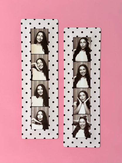 "CLASSIC POLKA DOT" VINTAGE PHOTOBOOTH FRAME MAGNET