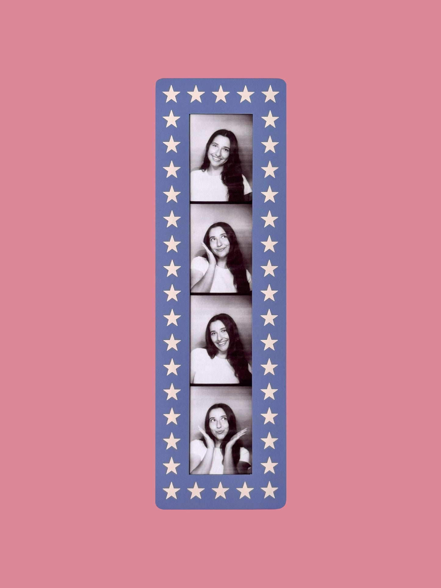 "BLUE COWGIRL" VINTAGE PHOTOBOOTH FRAME MAGNET