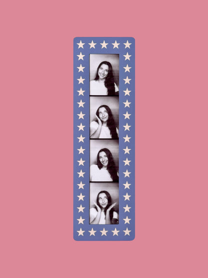 "BLUE COWGIRL" VINTAGE PHOTOBOOTH FRAME MAGNET