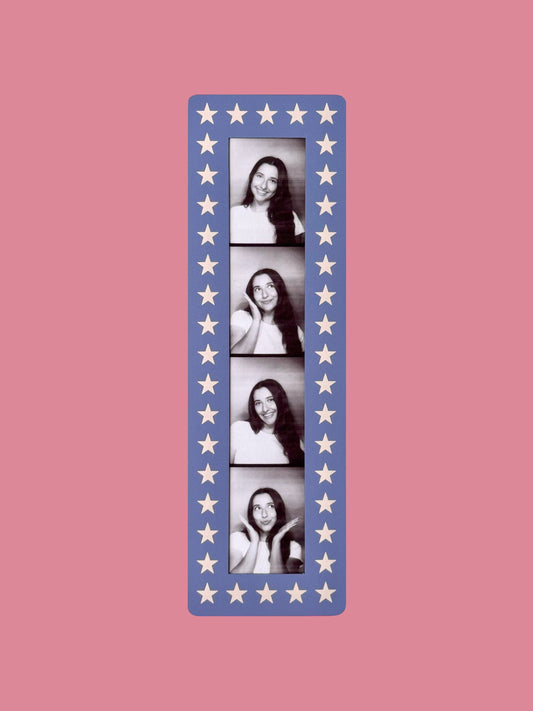 "BLUE COWGIRL" VINTAGE PHOTOBOOTH FRAME MAGNET