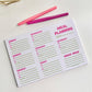 MEAL PLANNER NOTEPAD