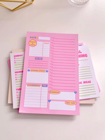 STUDENT DAILY PLANNER NOTEPAD