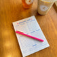 GROCERY LIST NOTEPAD