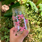 PINK BOW GLASS CUP