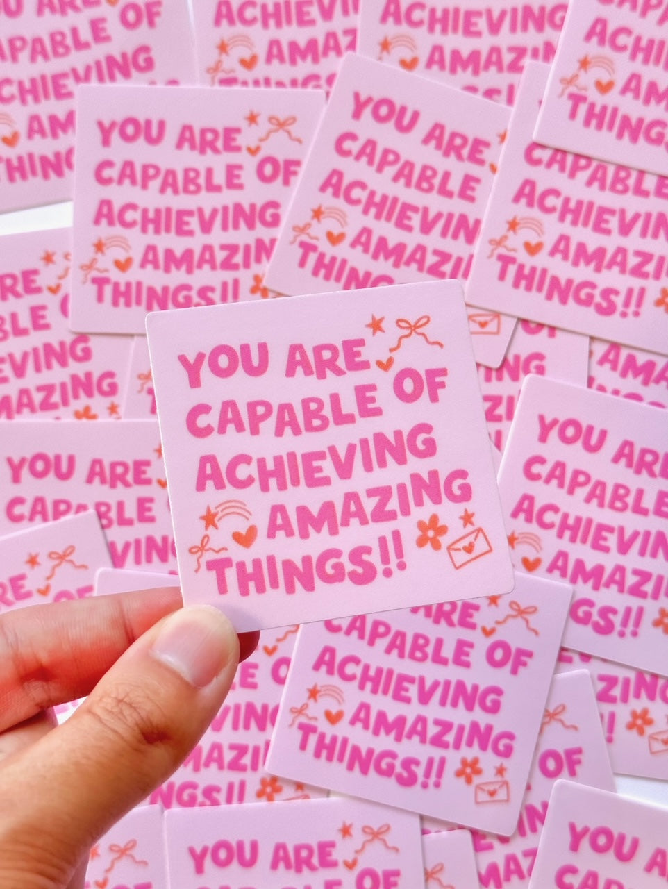 "YOU ARE CAPABLE" VINYL STICKER