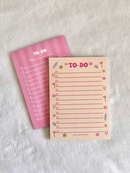 SUMMER DOODLES TO-DO LIST NOTEPAD