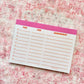 ASSIGNMENT TRACKER NOTEPAD