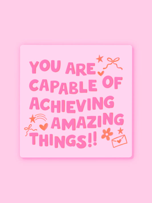 "YOU ARE CAPABLE" VINYL STICKER